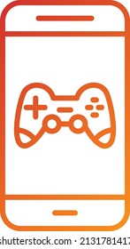 Vector Design Mobile Gaming Icon Style