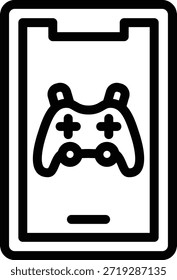 Estilo de icono de juego móvil de diseño de Vector