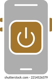 Vector Design Mobile Power Icon Style