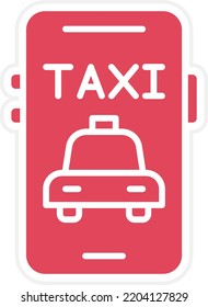 Vectordesign Mobile Taxi Symbol Style