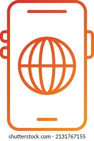 Vector Design Mobile Web Icon Style