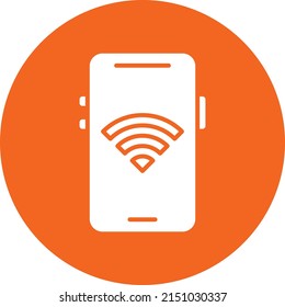 Vector Design Mobile Wifi Icon Style