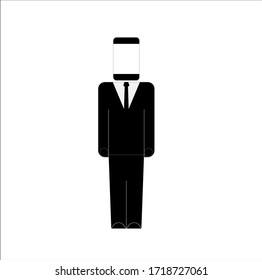 Diseño de vectores - personas con cabeza móvil