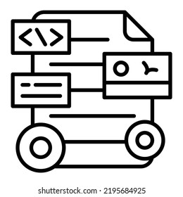 Estilo del icono de diseño de la combinación de diseño de vectores
