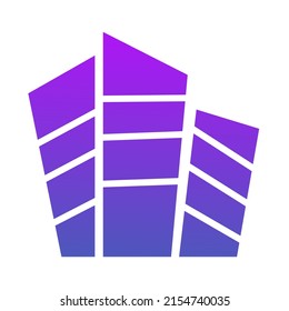 vector design, modern apartment shape illustration