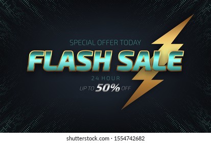 Vector design Modern concepts promote flash sales support for business templates and Berner.