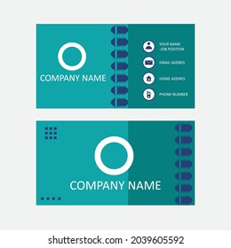 Vector Design Modern Creative and Clean Business Card Template.