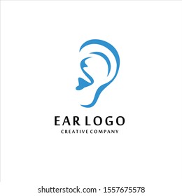 Vector Design of Modern Ear Logo Icons, logo design inspiration