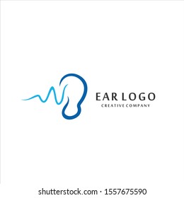Vector Design of Modern Ear Logo Icons, logo design inspiration