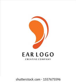 Vector Design of Modern Ear Logo Icons, logo design inspiration