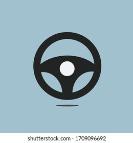 Vector Design Of A Modern Flat Wheel Car Icon