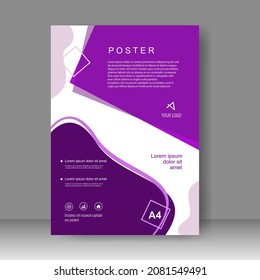 Vector design modern for Poster, Annual report. Brochure template or magazine concept