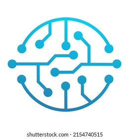 vector design, modern technology symbol shape illustration