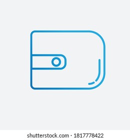 vector design of modern wallet icon