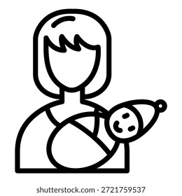Momentos de design vetorial com Mom Icon Style