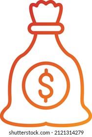 Vector Design Money Bag Icon Style