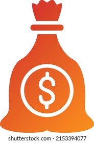 Vector Design Money Bag Icon Style