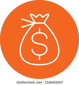 Vector Design Money Bag Icon Style