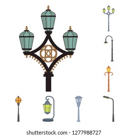 Vector design of moon and holiday icon. Set of moon and ramadan stock vector illustration.