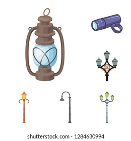 Vector design of moon and holiday logo. Collection of moon and ramadan stock symbol for web.