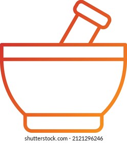 Vector Design Mortar Icon Style