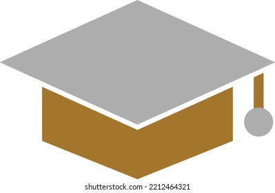 Vector Design Mortarboard Icon Style