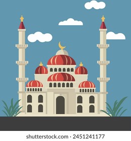 A vector design of a mosque