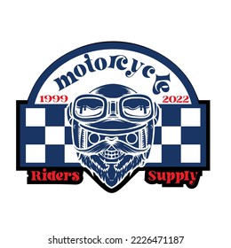 Vector Design of Motorcycle Club Model for Your Motorcycle Club Brand or Logo Can Be Applied to Your Brand T-shirt