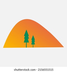 vector design, mountain icon or symbol