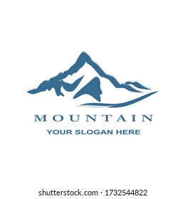 Vector design of a Mountain isolated from a white background