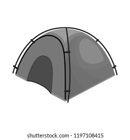 Vector design of mountaineering and peak icon. Set of mountaineering and camp stock vector illustration.