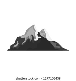 Vector design of mountaineering and peak logo. Set of mountaineering and camp vector icon for stock.