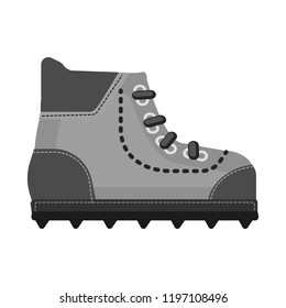 Vector design of mountaineering and peak logo. Set of mountaineering and camp vector icon for stock.