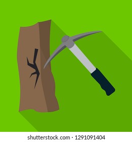 Vector design of mountaineering and peak symbol. Collection of mountaineering and camp stock symbol for web.