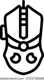 Estilo del icono del ratón del diseño del Vector