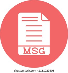 Vector Design MSG Icon Style