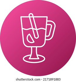 Diseño de vectores Estilo de icono de vino silenciado