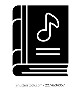 Vector design of music book in editable style, premium icon