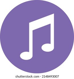 Vector Design Music Icon Style