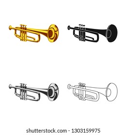 Vector design of music and tune sign. Collection of music and tool vector icon for stock.