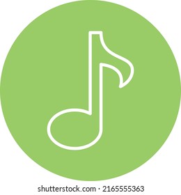 Symbolstil für Vektordesign-Musiktitel