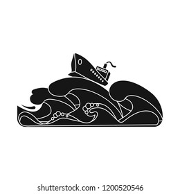 Vector design of natural and disaster icon. Collection of natural and risk stock symbol for web.
