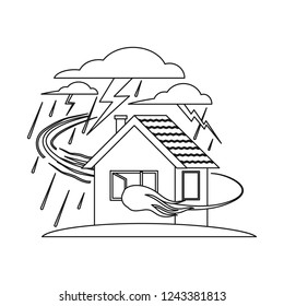 Vector design of natural and disaster icon. Collection of natural and risk stock symbol for web.