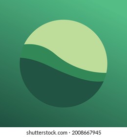 Diseño vectorial del paisaje natural en el desierto, diseño adecuado para el fondo