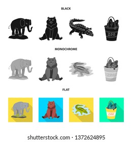 Vector design of nature  and fun  icon. Collection of nature  and entertainment stock vector illustration.