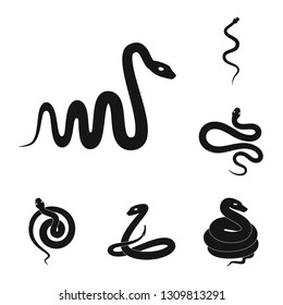 Vector design of nature and medicine symbol. Set of nature and evil stock symbol for web.