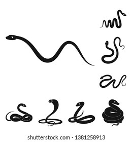 Vector design of nature and medicine symbol. Set of nature and evil stock symbol for web.