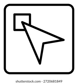 Vektordesign Navigationsauswahl Symbolstil
