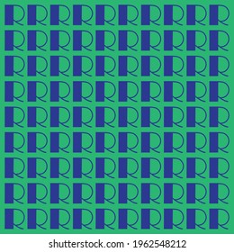 vector design with neatly arranged letter patterns and unique colors. Can be used for editing, wallpaper, sticker and other needs.