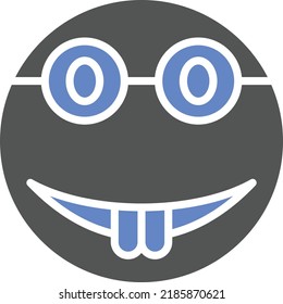 Vector Design Nerd Icon Style